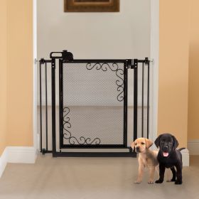 One-Touch Gate II Extension (Option: Touch Metal Mesh Pet Gate in Antique Bronze)
